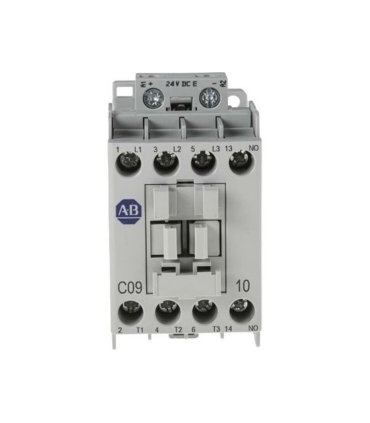 Contactor 4Kw 400V bobina electrónica 24V CC 1 NO