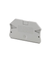 Tapa final D-PTV 2,5/4 50,8x2,2x35,3mm gris